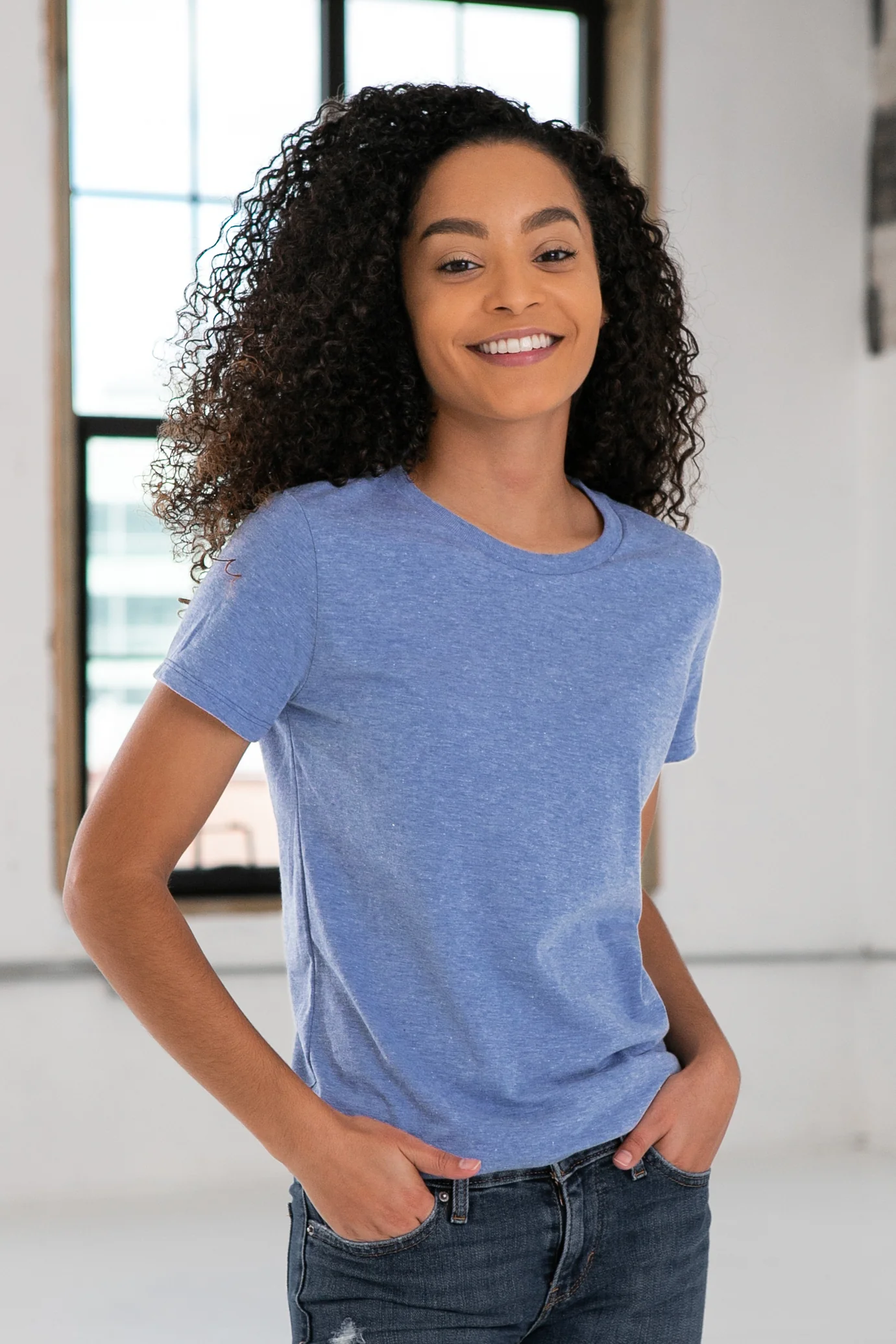 Ladies Eco-Triblend Short Sleeve Tee (Core Colors) - Image 16