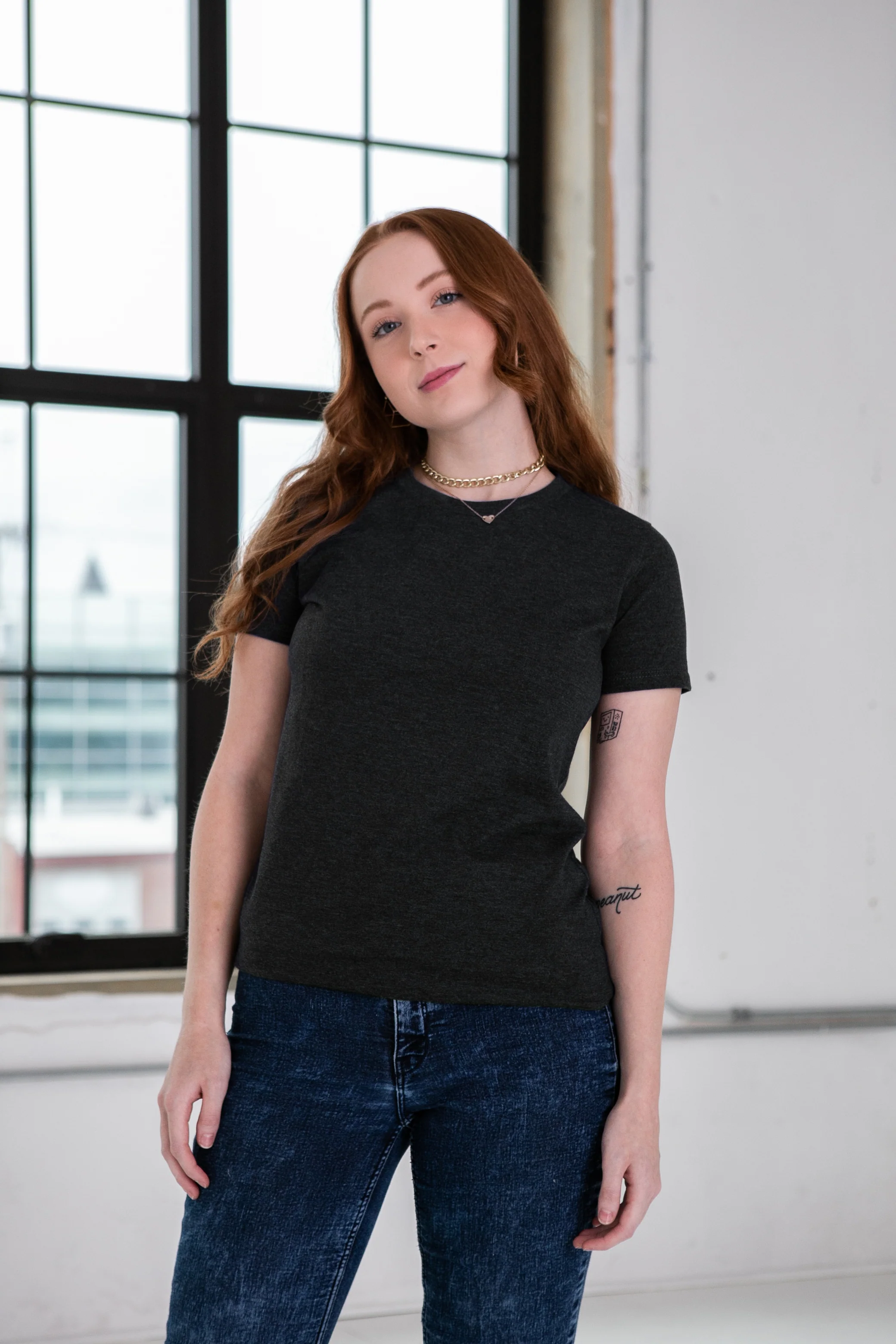 Ladies Eco-Triblend Short Sleeve Tee (Core Colors) - Image 4