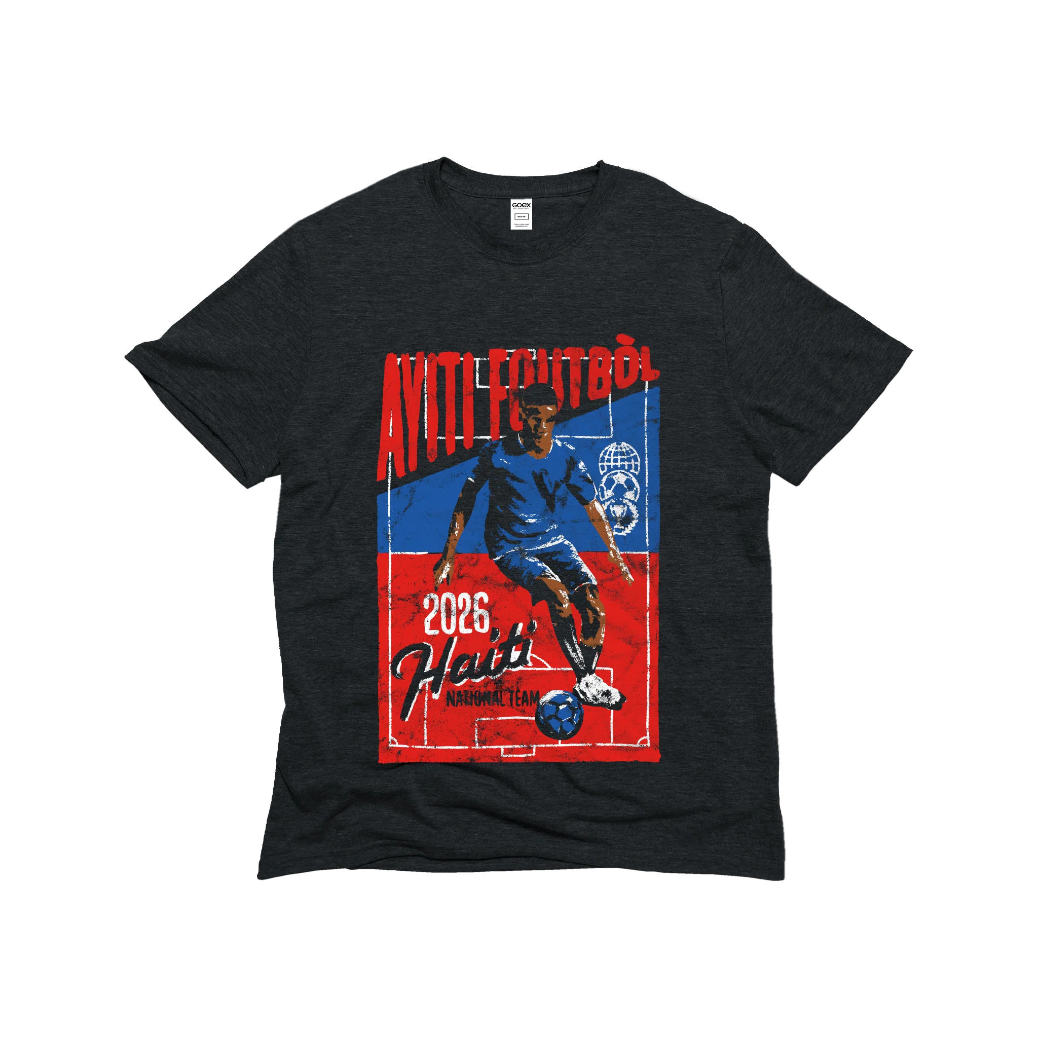 Haiti National Futbol Tee - Image 3