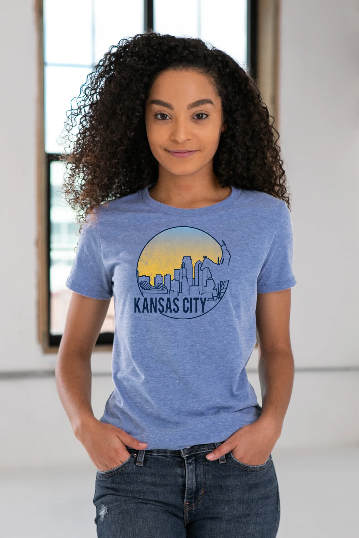 KC Scout Ladies Eco-Triblend Tee - Image 3