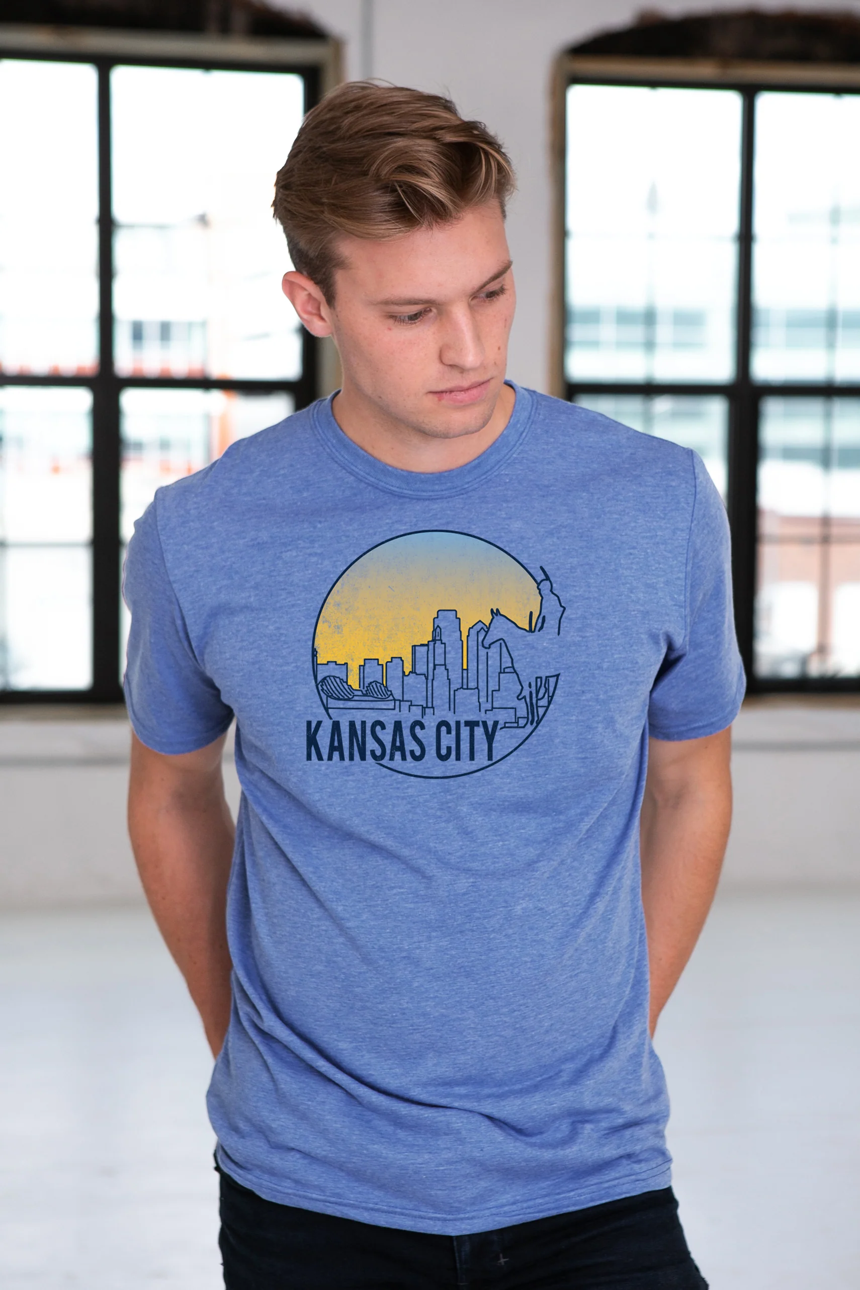 KC Scout Unisex Eco-Triblend Tee - Image 3