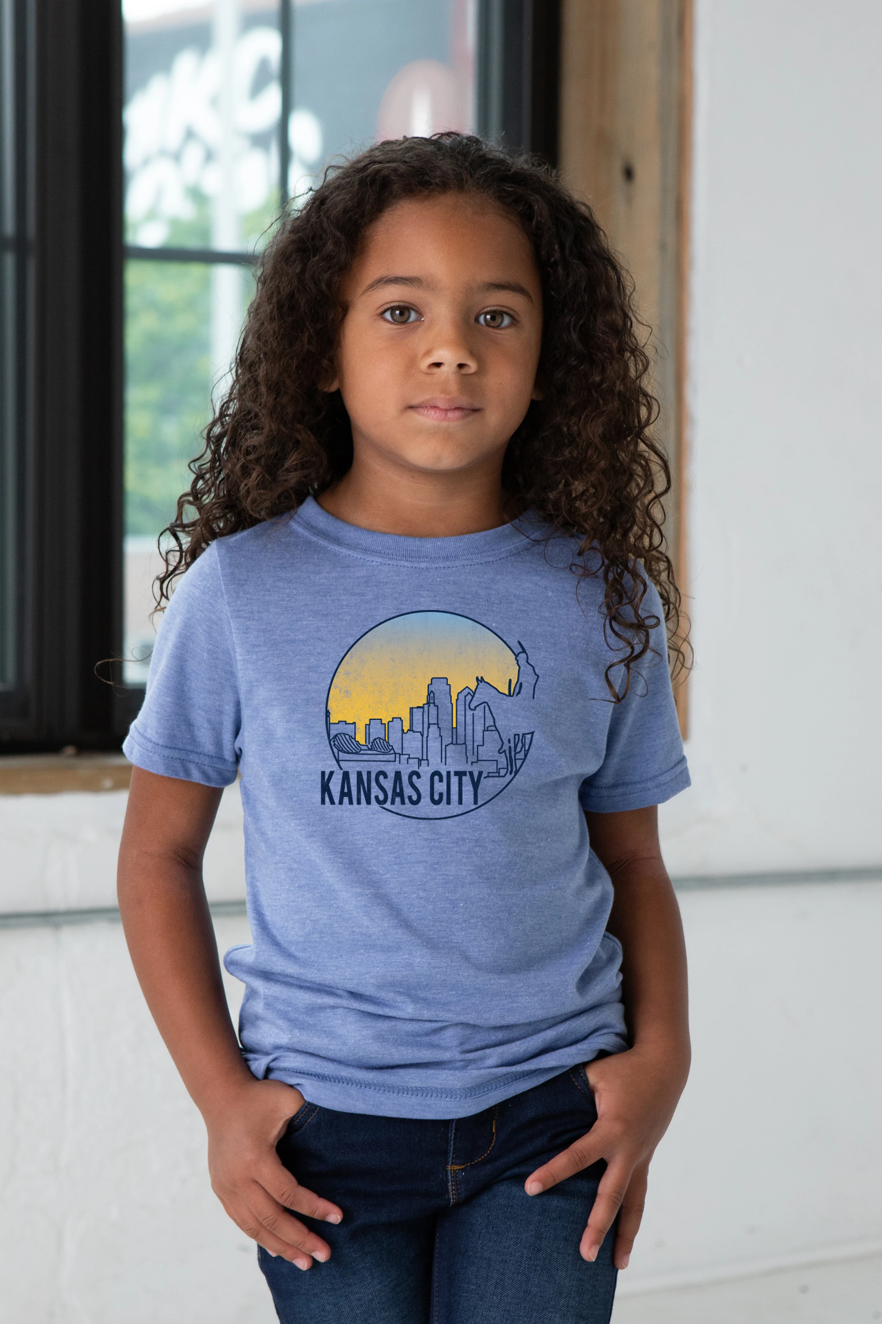 KC Scout Youth Eco-Triblend Tee - Image 3