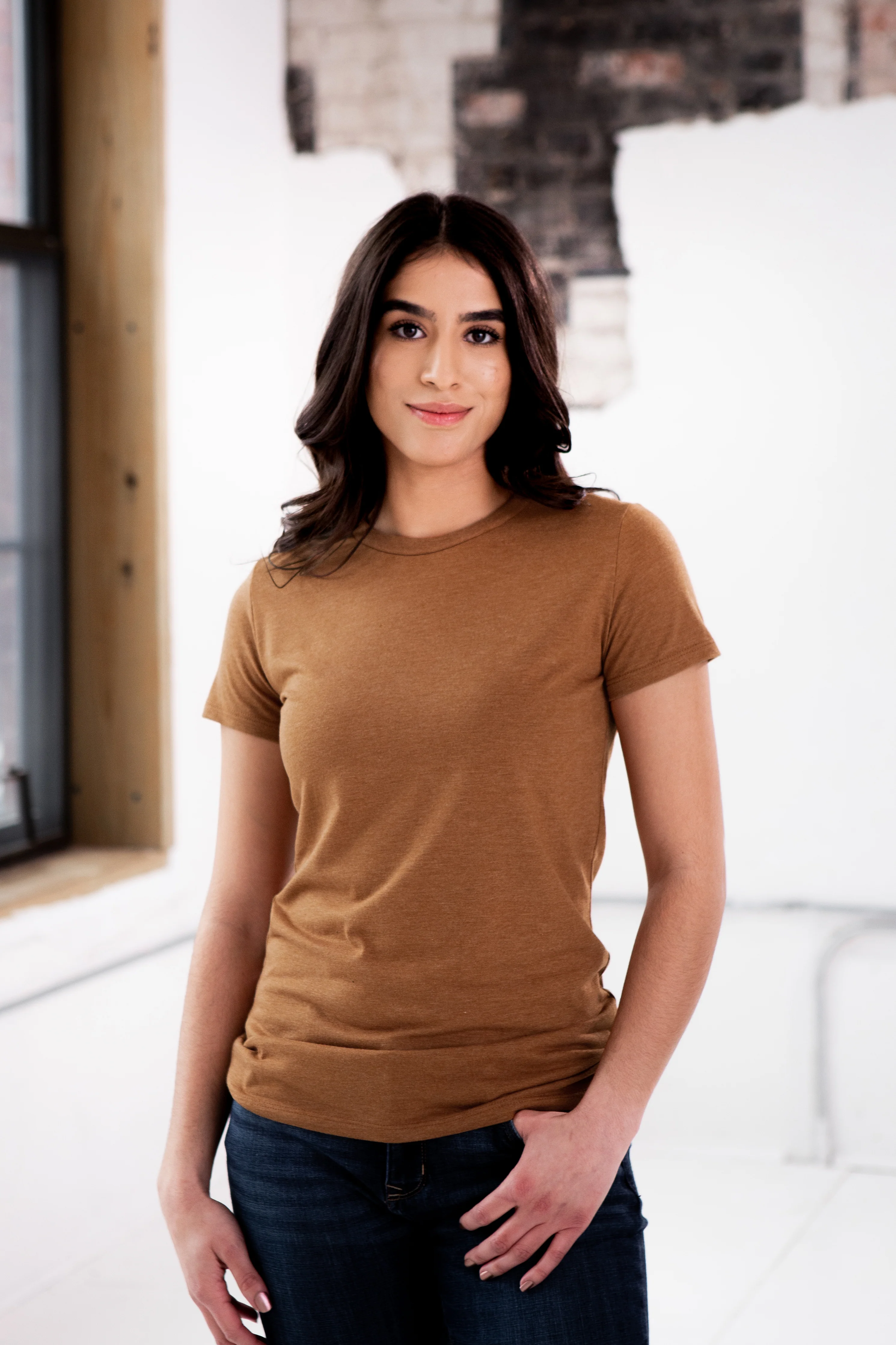 Ladies Eco-Triblend Short Sleeve Tee (Fashion Colors) - Image 7