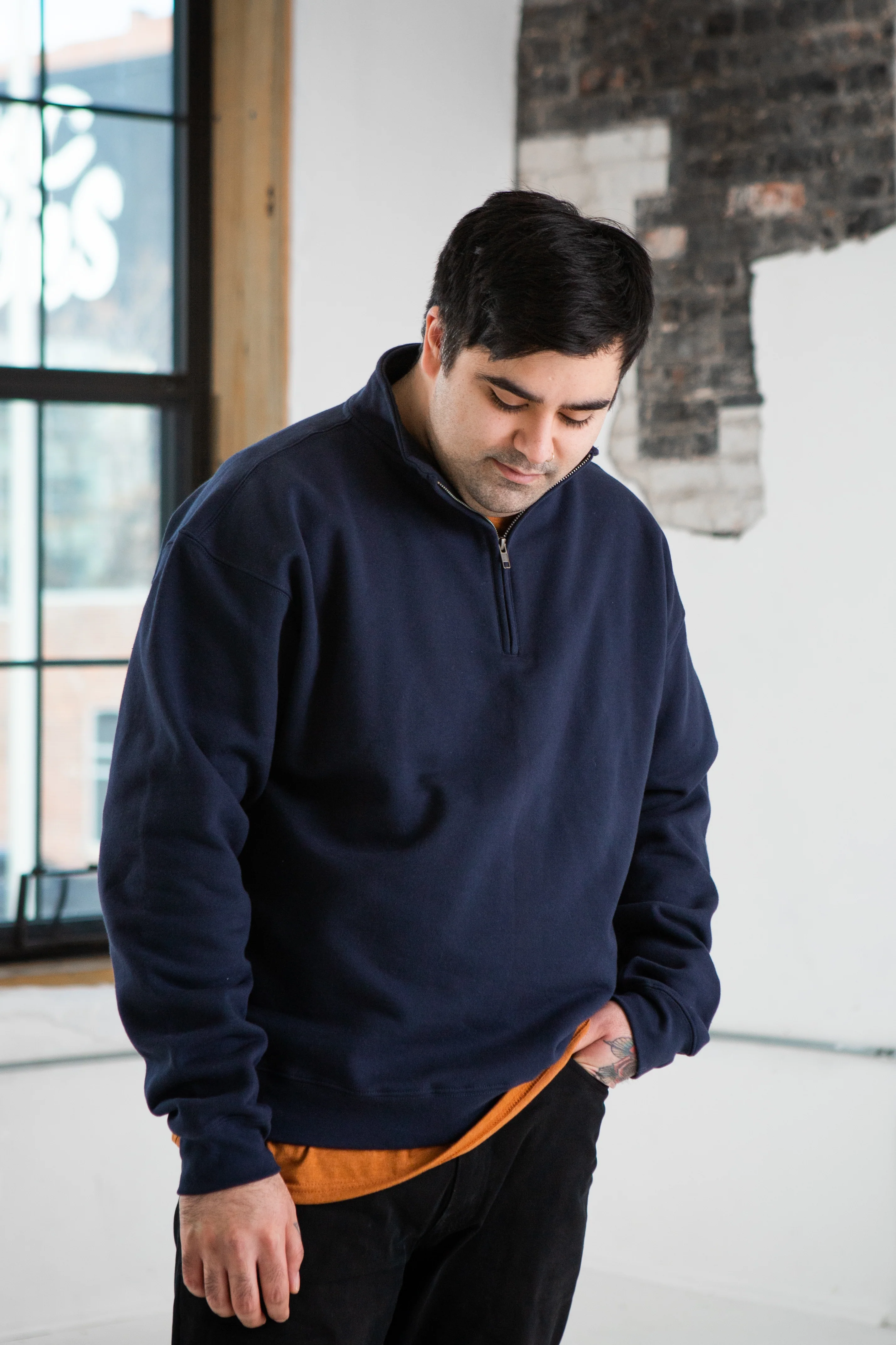 Unisex Fleece 1/4 Zip - Image 3