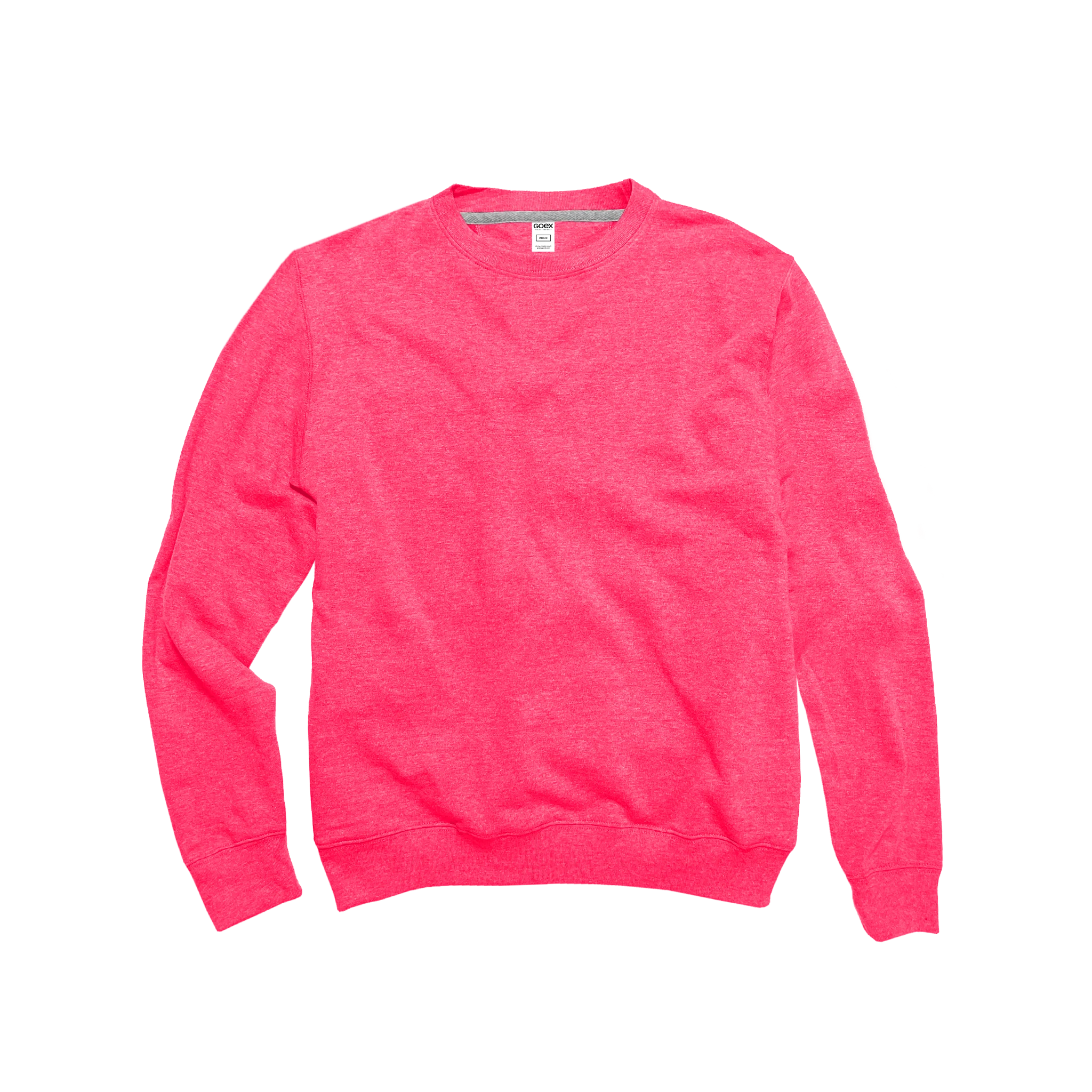 Unisex Heathered Fleece Crew - Image 12