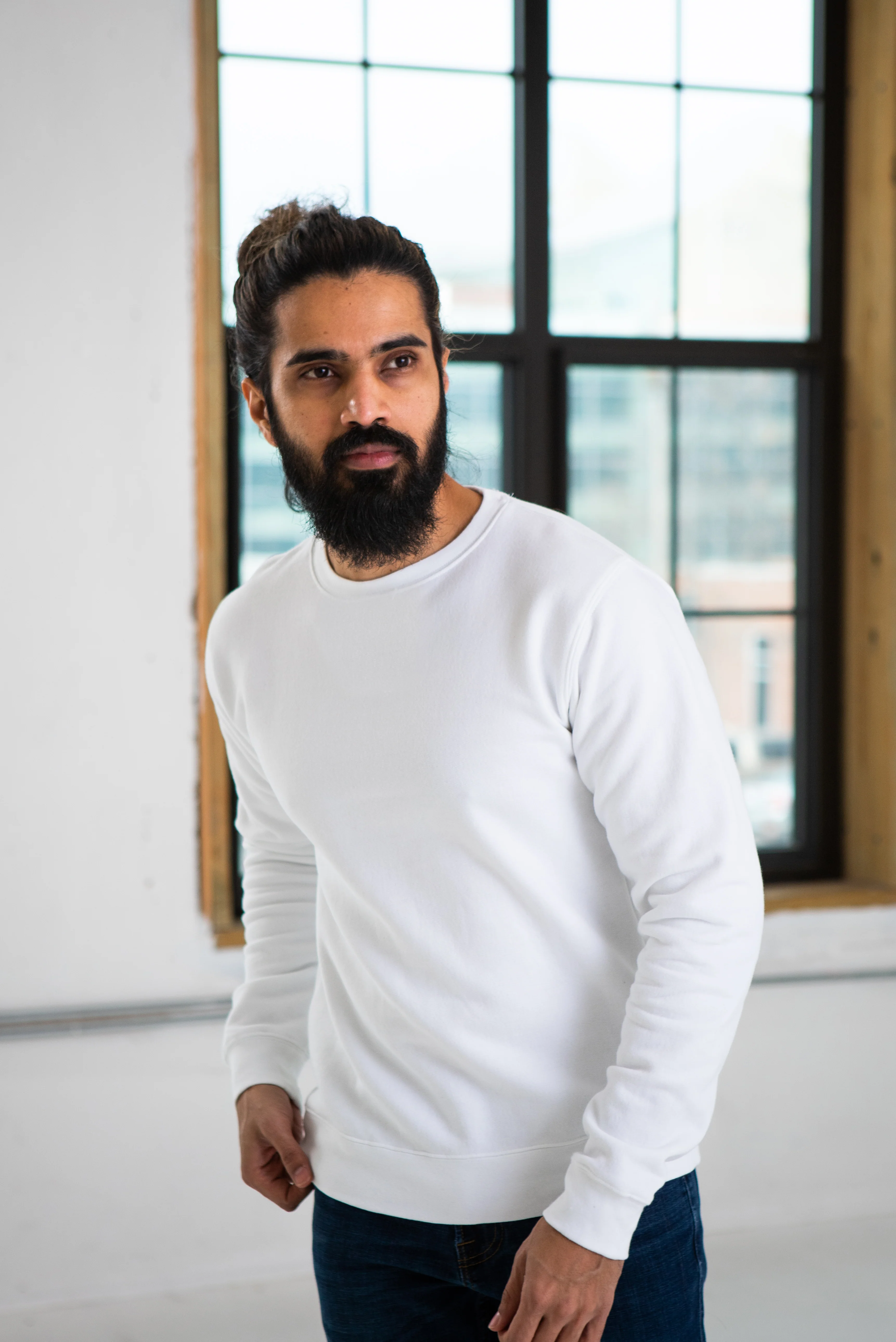 Unisex Fleece Crew - Image 5