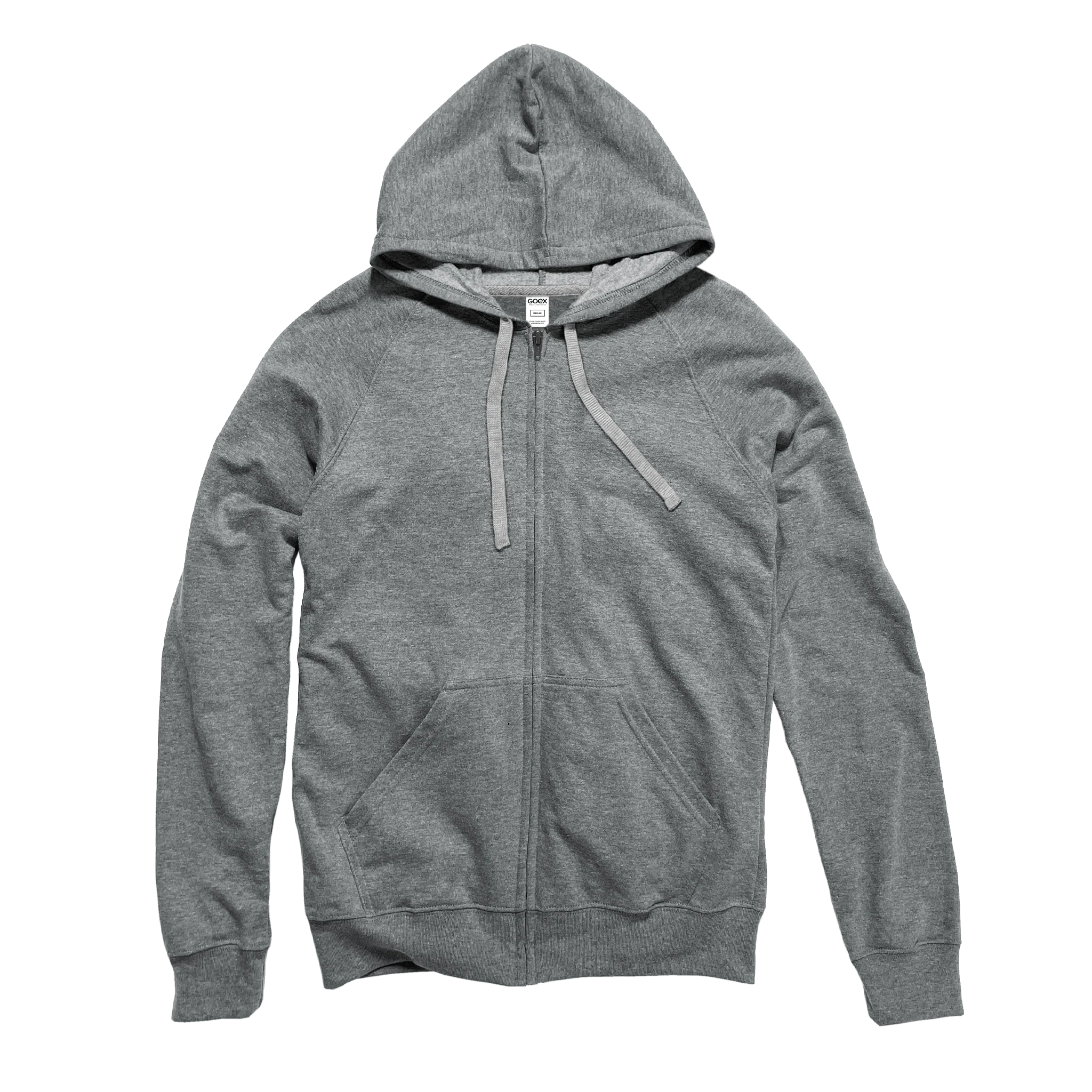 Unisex Heathered Full Zip Hood - Image 9