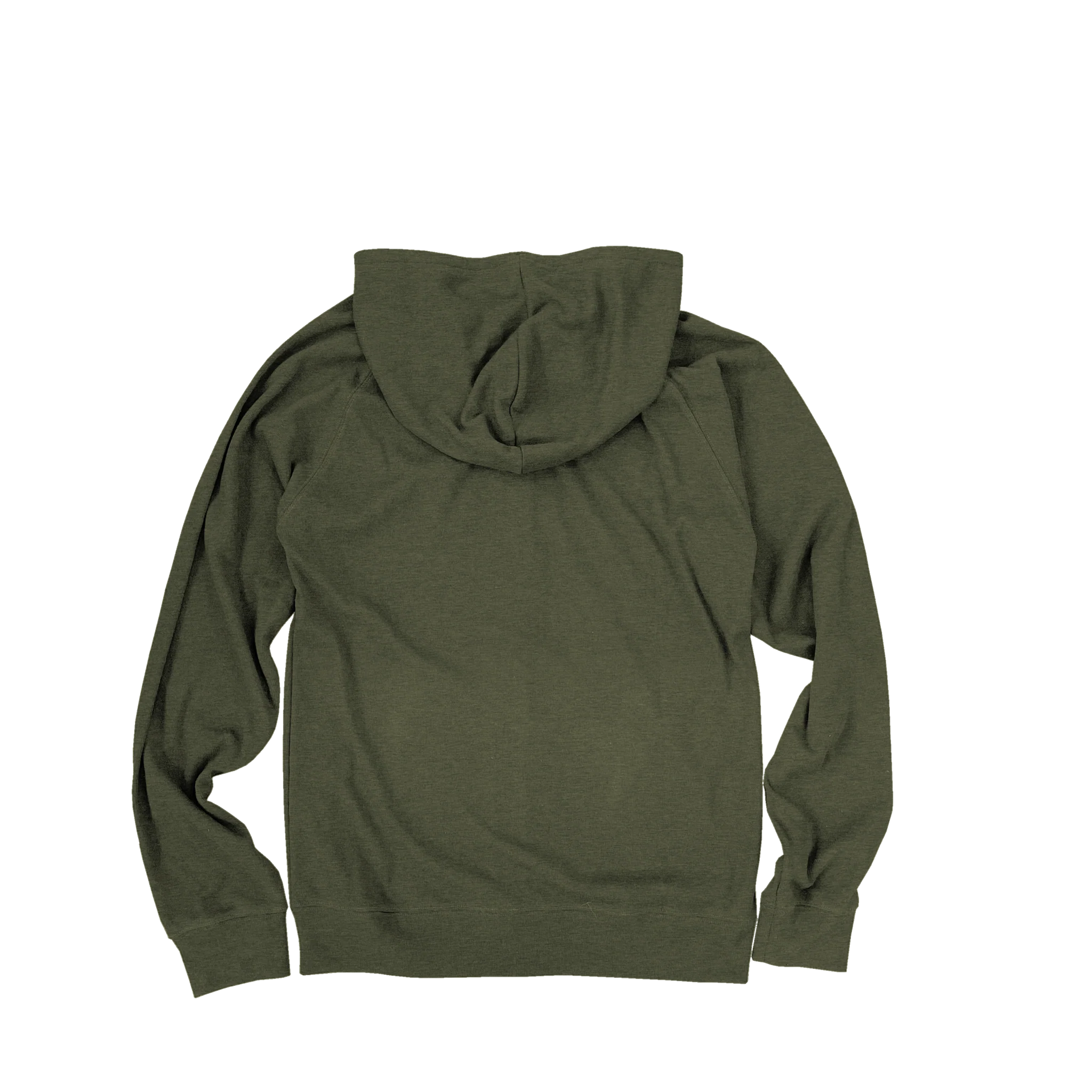 Unisex Heathered Rib Full Zip Hood - Image 6
