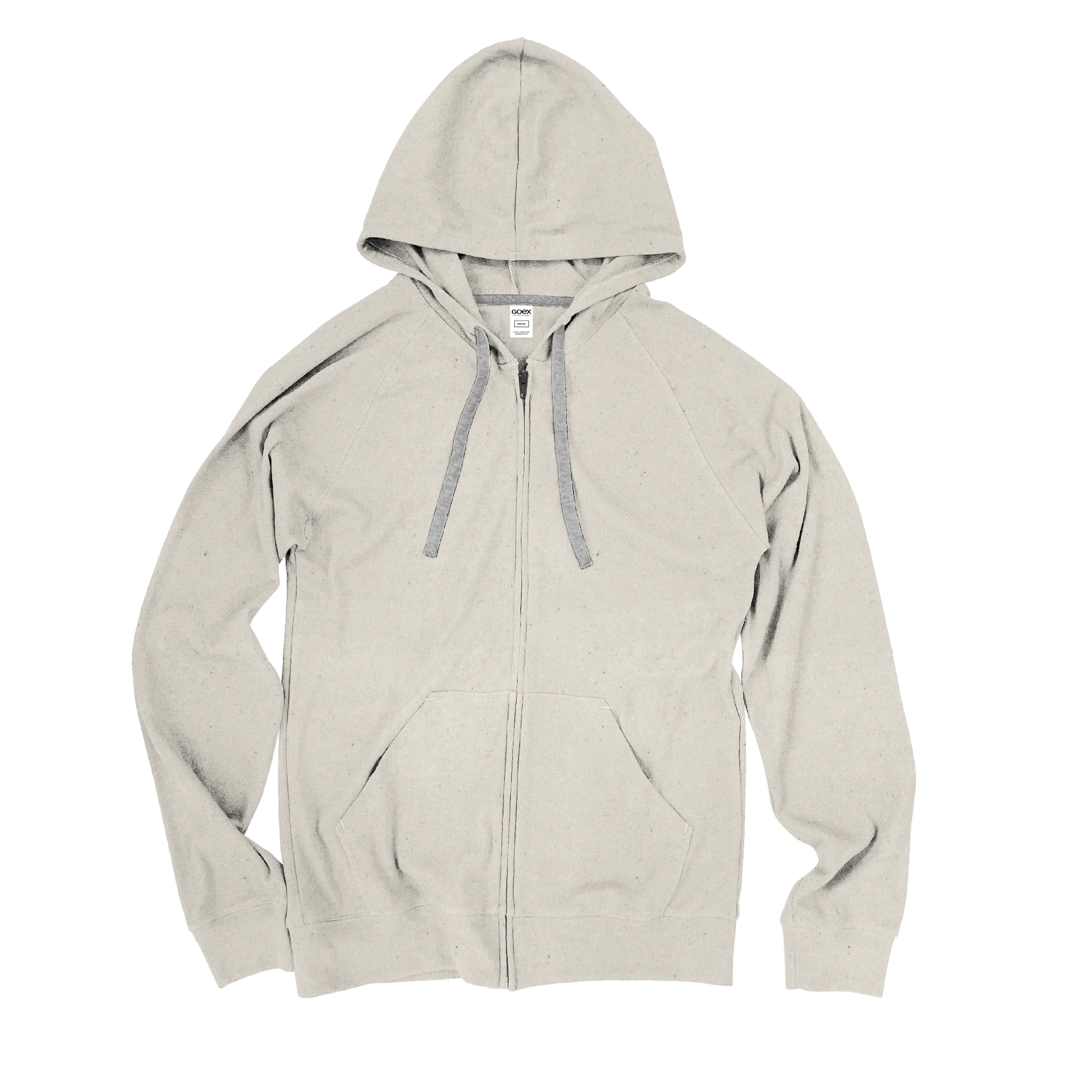 Unisex Heathered Rib Full Zip Hood - Image 7