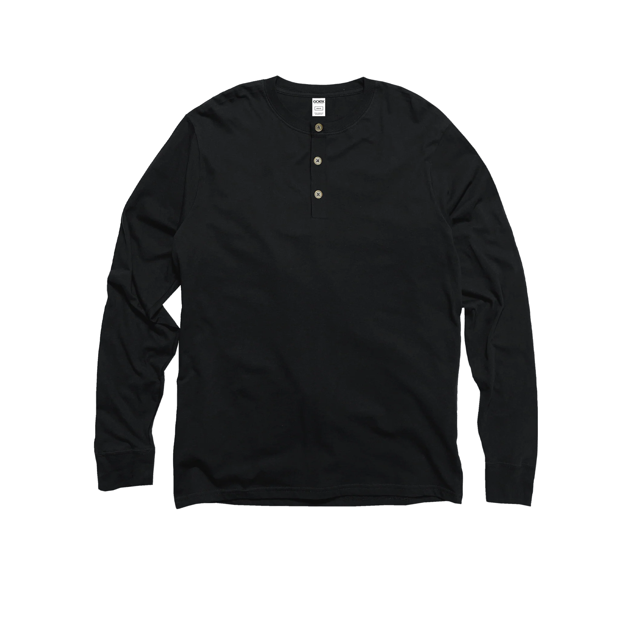 Unisex Long Sleeve Eco Cotton Henley - Image 7