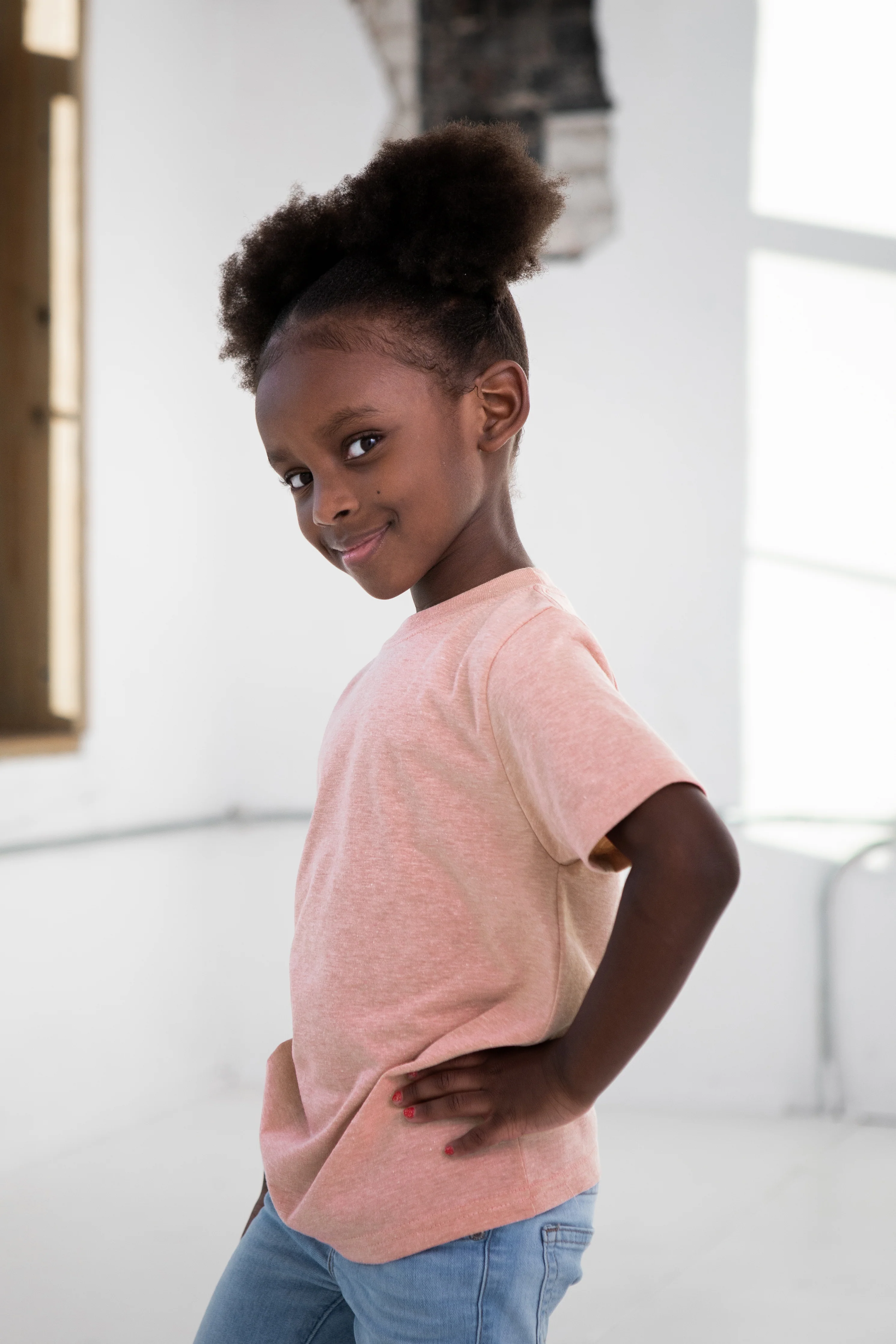 Youth Eco-Triblend Short Sleeve Tee (Fashion Colors) - Image 5