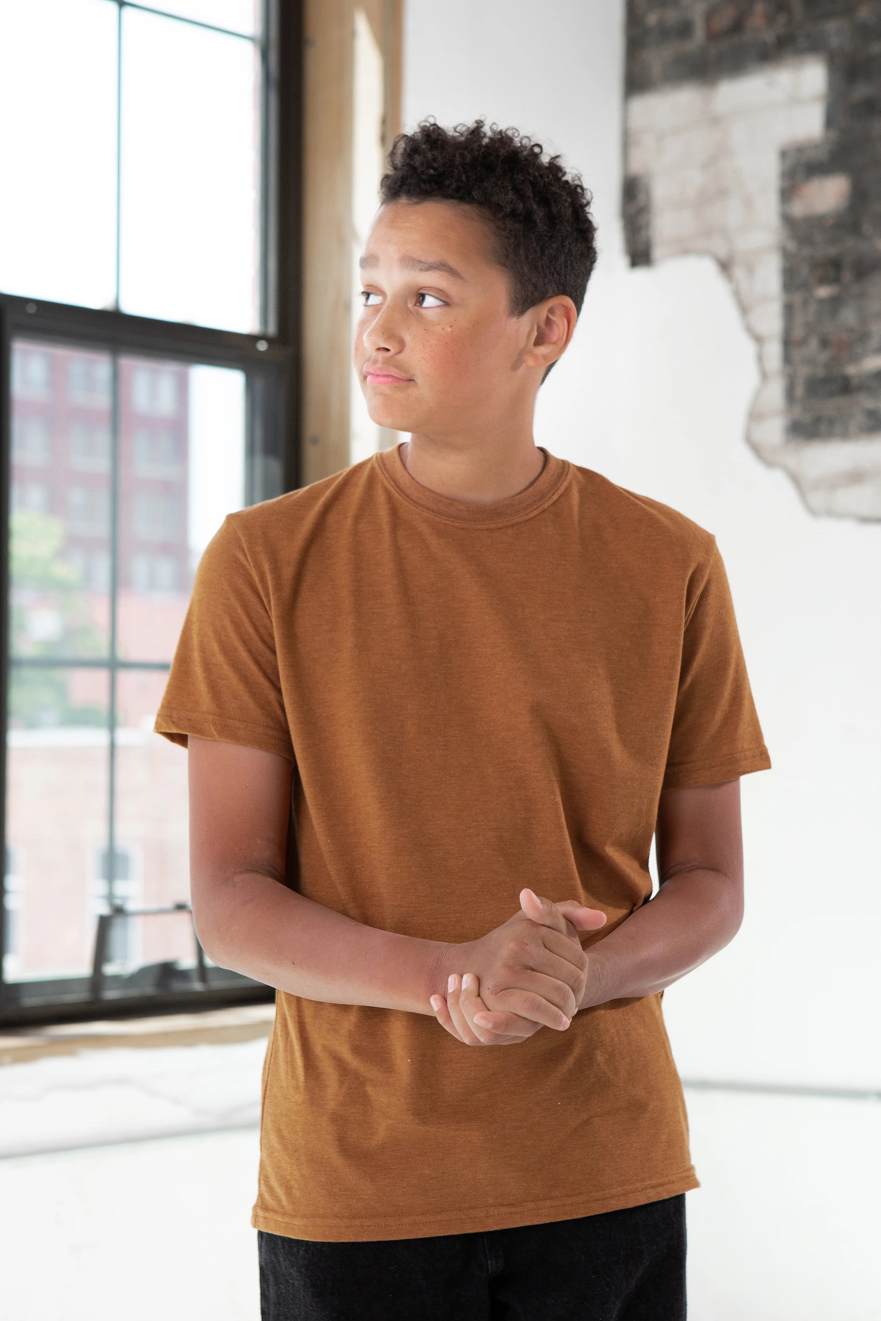 Youth Eco-Triblend Short Sleeve Tee (Fashion Colors) - Image 8