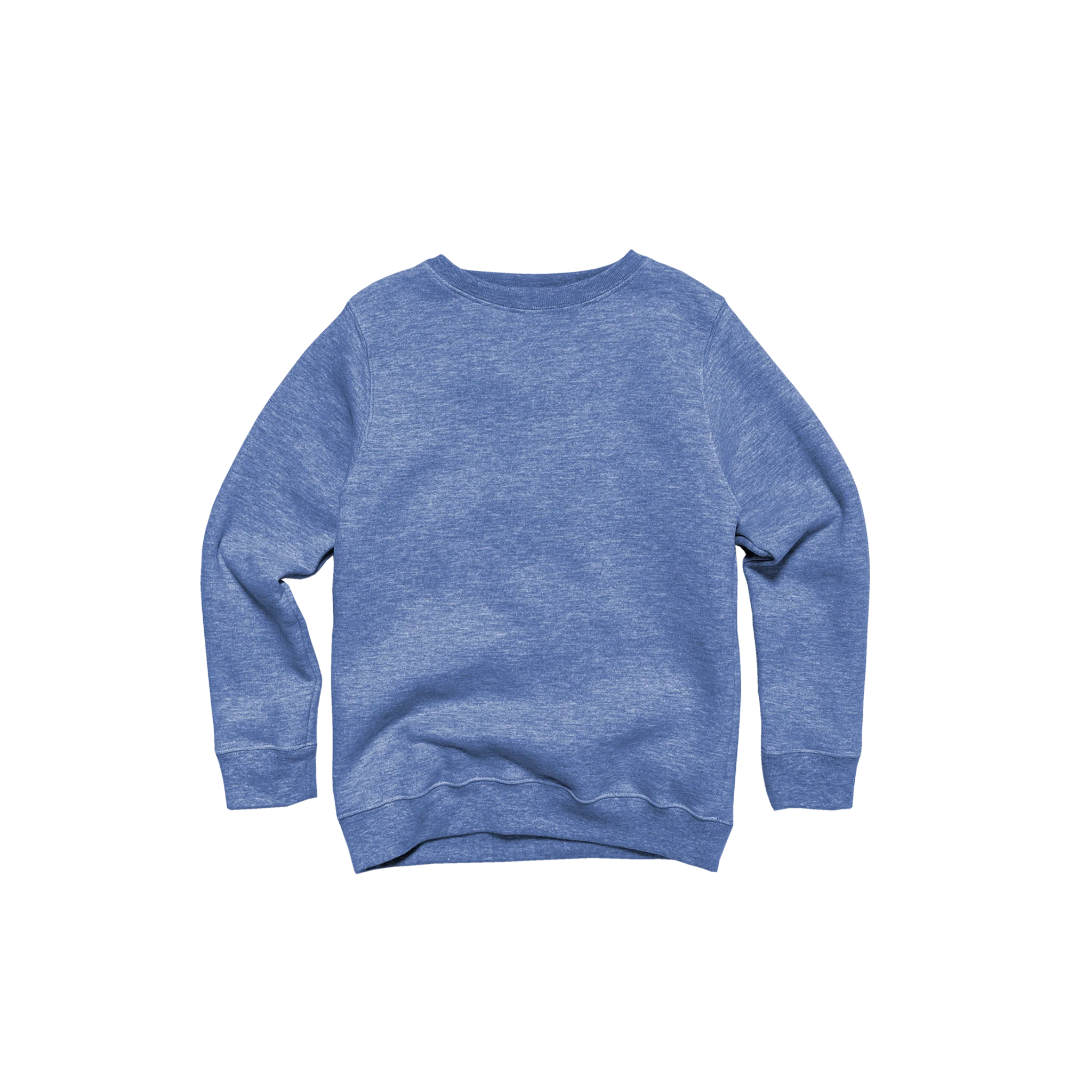 Youth Heathered Fleece Crew - Image 14