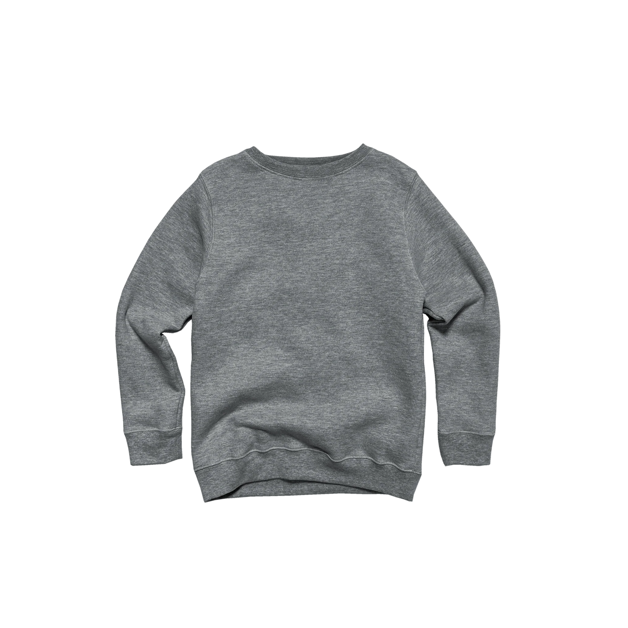 Youth Heathered Fleece Crew - Image 15