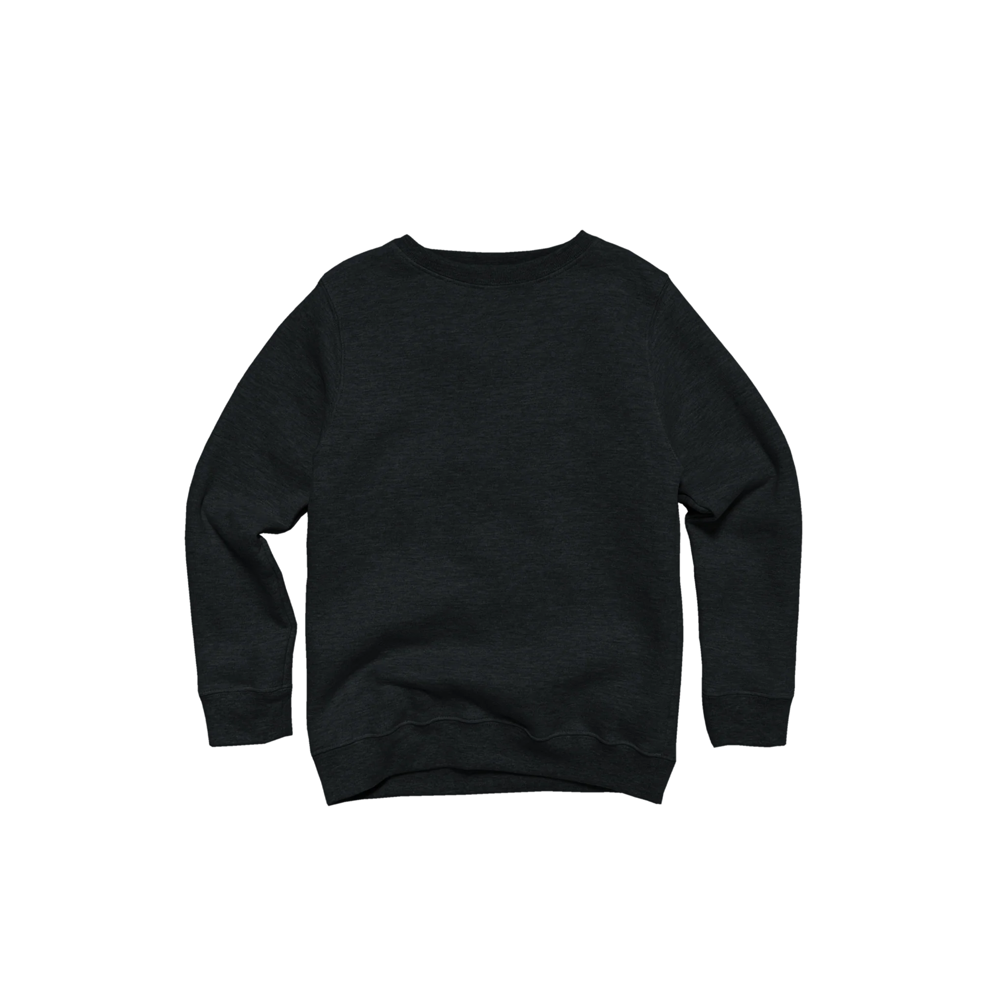 Youth Heathered Fleece Crew - Image 7