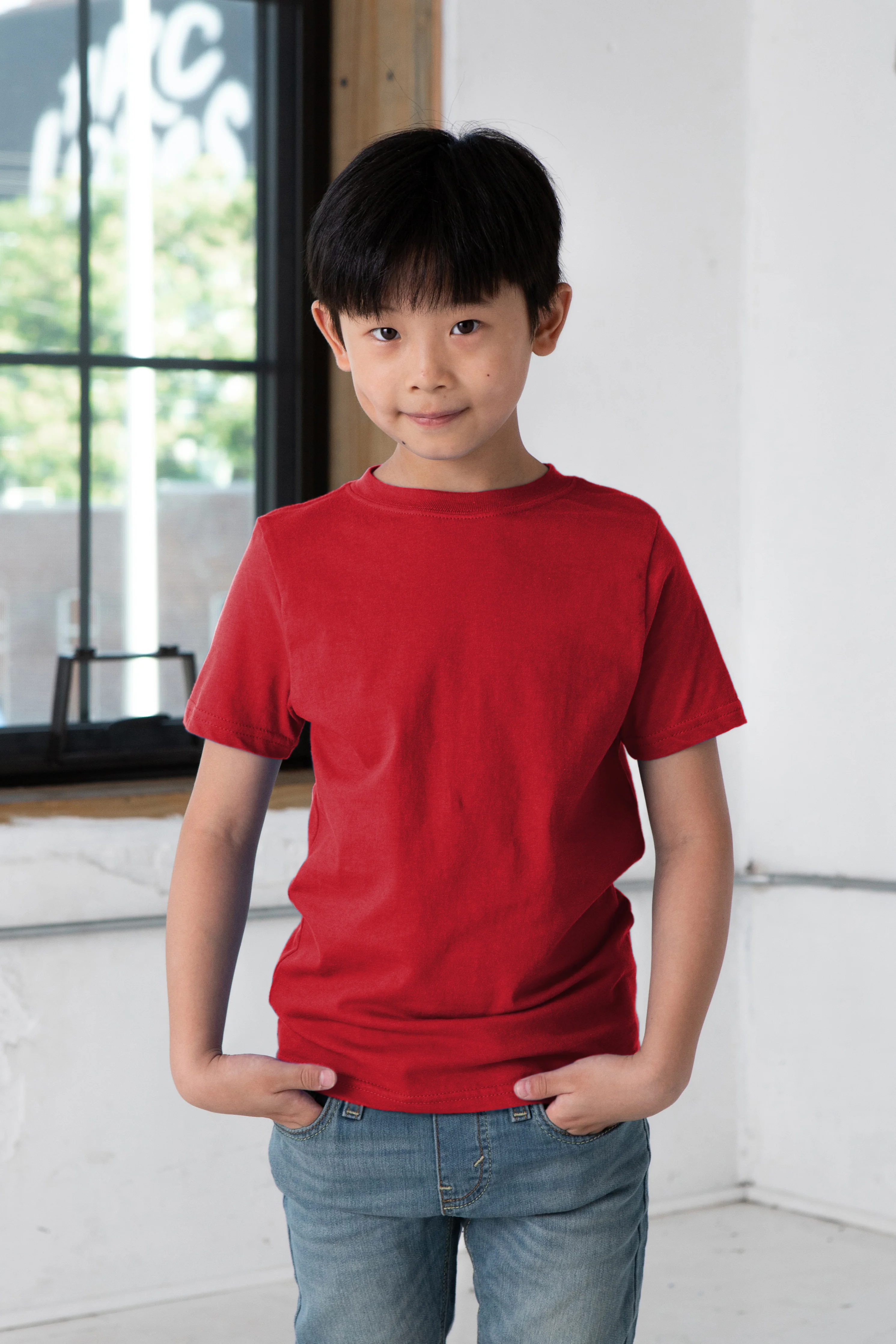 Youth Premium Cotton Short Sleeve Tee (Core Colors) - Image 6